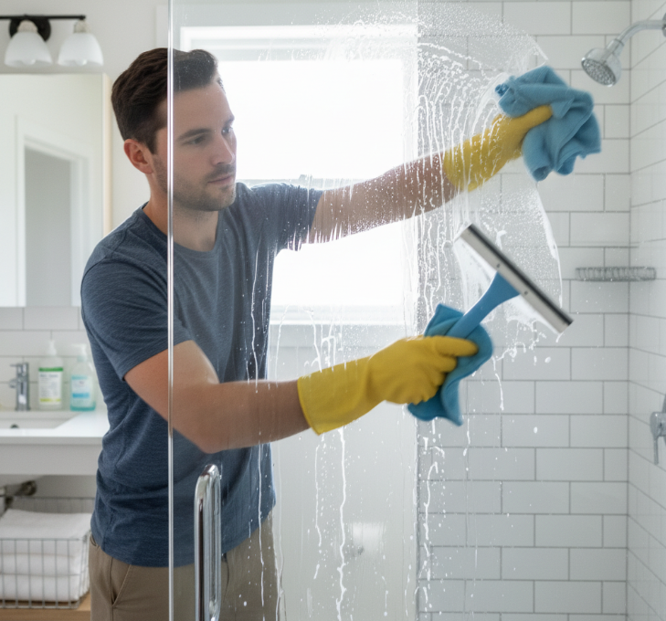 bathroom cleaning
